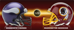 free NFL betting pick: Minnesota Vikings at Washington Redskins