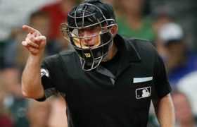 MLB home plate umpire report